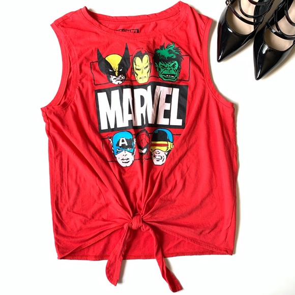 Marvel Tops - Marvel Superhero Top ❤️🖤